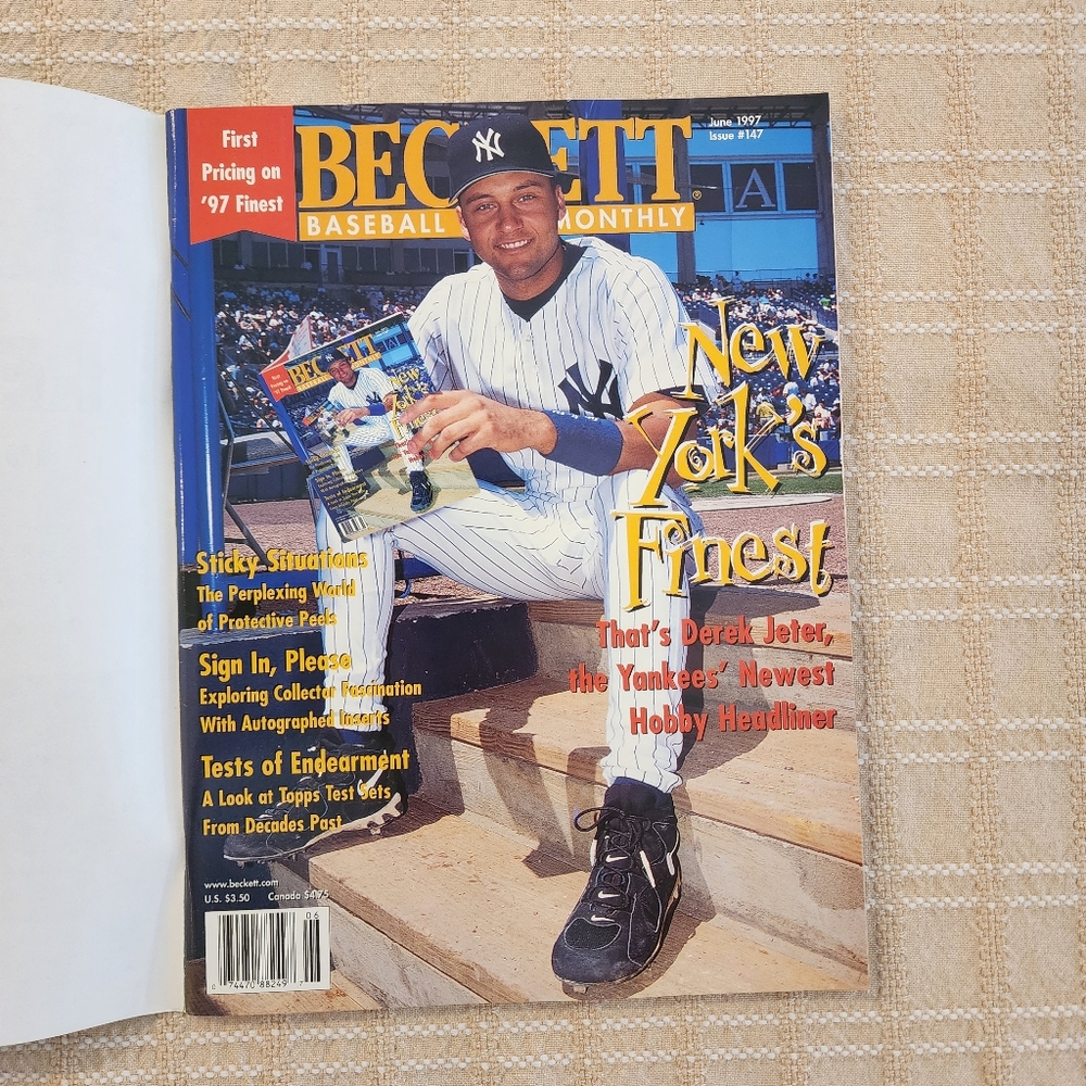 Early Derek Jeter Beckett's Baseball Issue # 147